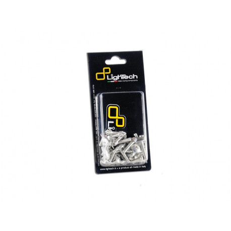 Kit vis moteur LIGHTECH argent alu (45 pièces) Husquarna Nuda 900