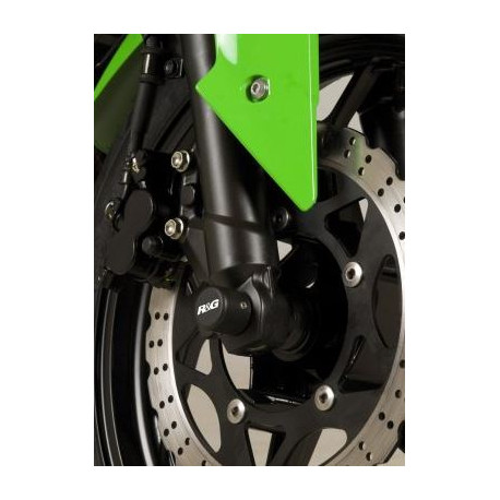 Protection de fourche R&G RACING noir Kawasaki ZX250R Ninja