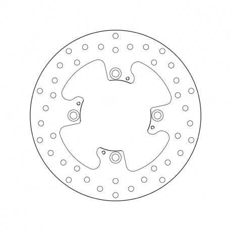 Disque de frein arrière BREMBO Serie Oro rond fixe type 68.B407.N6 Triumph Tiger 800