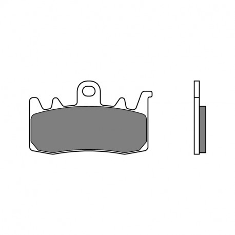 Plaquettes de frein Brembo 07BB38 SA métal fritté