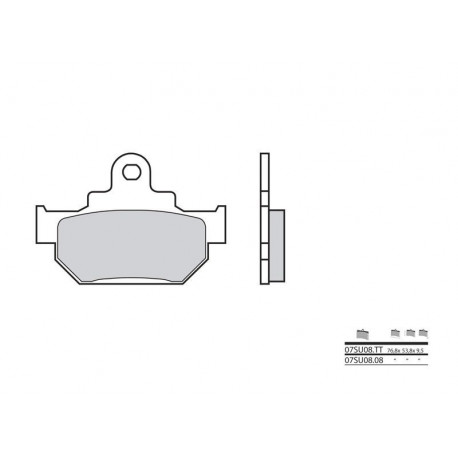 Plaquettes de frein Brembo 07SU08 08 organique