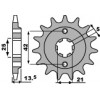 Pignon 15 dents PBR chaîne 530 Ducati 500 PANTAH