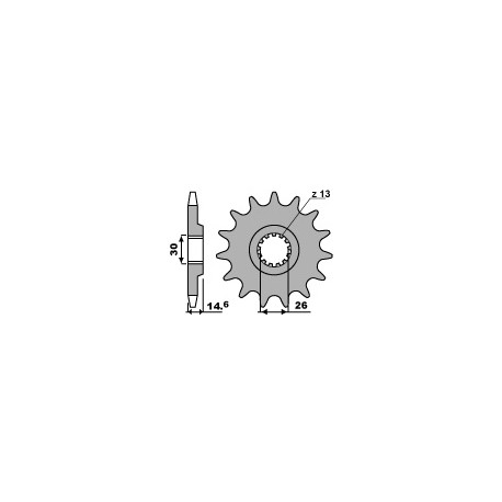 Pignon 18 dents PBR chaîne 530 Honda CBX1000BC PROLINK 