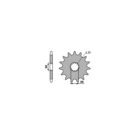 Pignon 18 dents PBR chaîne 525 TRIUMPH 865 THRUXTON 