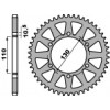 Couronne acier PBR 41 dents chaîne 520 Kawasaki GPZ500S 