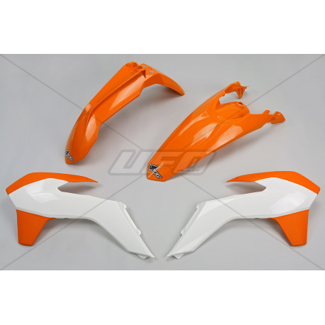 Kit plastiques UFO couleur origine 15-16 orange/blanc KTM 