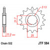 Pignon JT SPROCKETS 17 dents acier pas 532 type 584