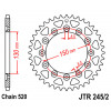 Couronne JT SPROCKETS 43 dents acier pas 520 type 245/2