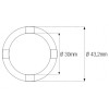 Douille à créneaux JMP pour bras oscillant/chassis Øint.30mm/Øext.43,2mm 4 crans Suzuki