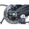 Pions de bras oscillant avec platine R&G RACING noir Triumph