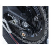 Pions de bras oscillant avec platine R&G RACING noir Triumph