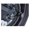 Pions de bras oscillant avec platine R&G RACING noir Triumph