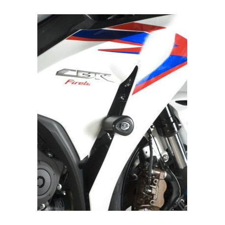 Tampons de protection R&G RACING Aero blanc (sans perçage) Honda CBR1000RR