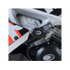 Tampons de protection R&G RACING Aero blanc Aprilia RSV-4 R