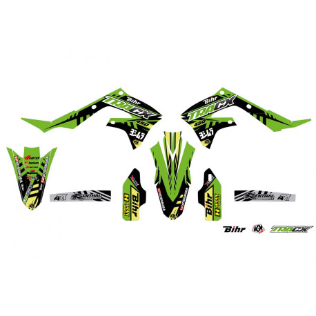 Kit plastique & déco UFO couleur origine Kawasaki KX450