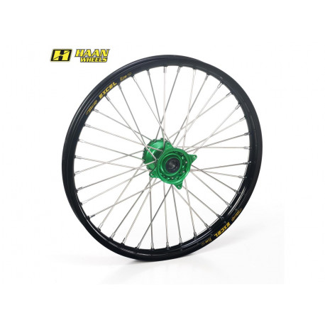 ROUE AVANT KX/KXF 06-10 16.50x3.50x36T, JANTE NOIRE MOYEU VERT