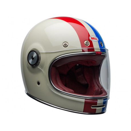 Casque BELL Bullitt DLX Command Gloss Vintage White/Red/Blue taille XXL