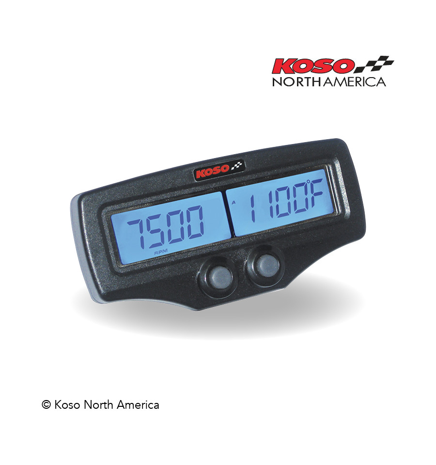 Compteur de vitesse Koso D75 noir| Modif Moto
