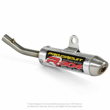 Silencieux R304 2Tps Pro Circuit alu brossé KTM Sx65