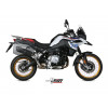 Silencieux MIVV Suono Steel Black/casquette carbone BMW F850GS