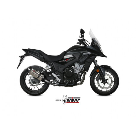 Silencieux MIVV Suono inox/casquette carbone Honda CB500X