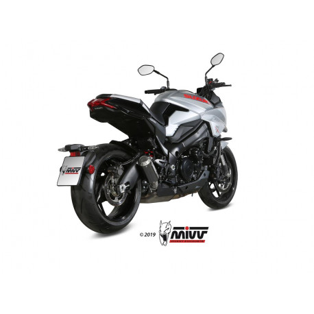 Silencieux MIVV MK3 carbone/casquette inox Suzuki GSX-S1000