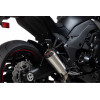 Silencieux double SCORPION Red Power inox/casquette ABS noir Kawasaki Z1000