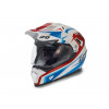 Casque UFO Aries blanc/rouge/bleu taille XL