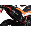 Silencieux SCORPION Serket Parallel céramique noire/casquette ABS noir KTM 790 Adventure