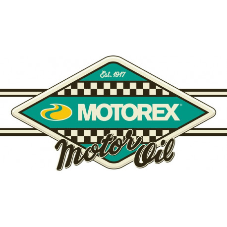 Plaque de métal MOTOREX Classic Line 60 X 32cm