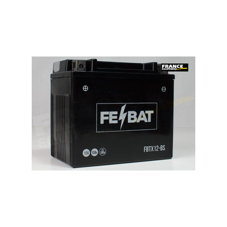 Batterie FE-BAT FBTX12-BS  (CBTX12-12 / YTX12-BS / YTX12BS / BTX12)