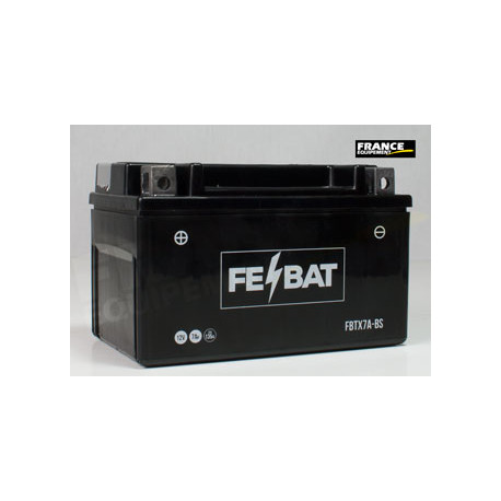 Batterie FE-BAT FBTX7A-BS  (CBTX7A-BS / YTX7A-BS / YTX7ABS / BTX7A)