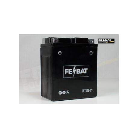 Batterie FE-BAT FBTX7L-BS  (CBTX7L-BS / YTX7L-BS / YTX7LBS / BTX7L)