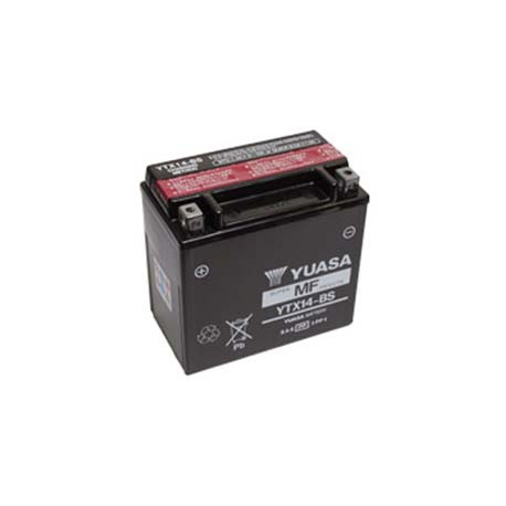 Batterie YUASA YTX14-BS  (CBTX14-BS / CBTX14BS / BTX14 / FBTX14)