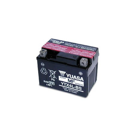 Batterie YUASA YTX4L-BS  (CTX4L-BS / CTX4LBS / BTX4L / FTX4LBS)