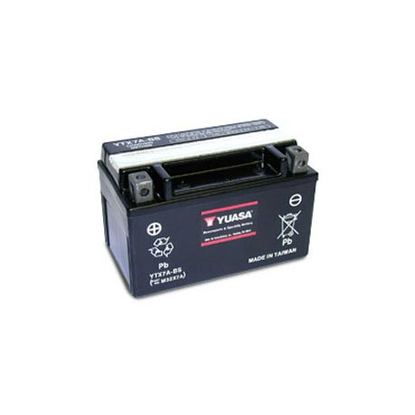 Batterie YUASA YTX7A-BS  (CBTX7A-BS / CBTX7ABS / BTX7A / FBTX7A)