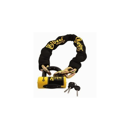 ANTIVOL AUVRAY CHAINE XTREM LASSO D.13,5 L.120cm + Cadenas